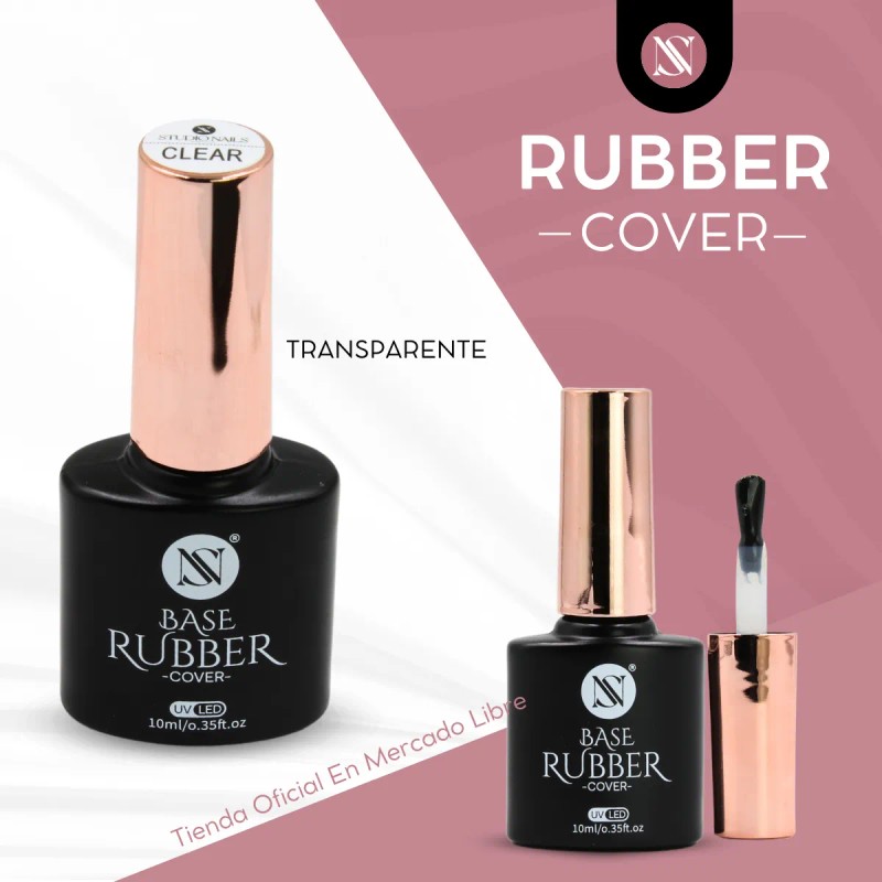 Caja De 6 Esmaltes Rubber Para Uñas, 10ml C/u. Studio