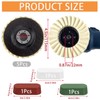 YUQAFQE 8 Pcs Wool Polishing Wheel and Compound Set Includes