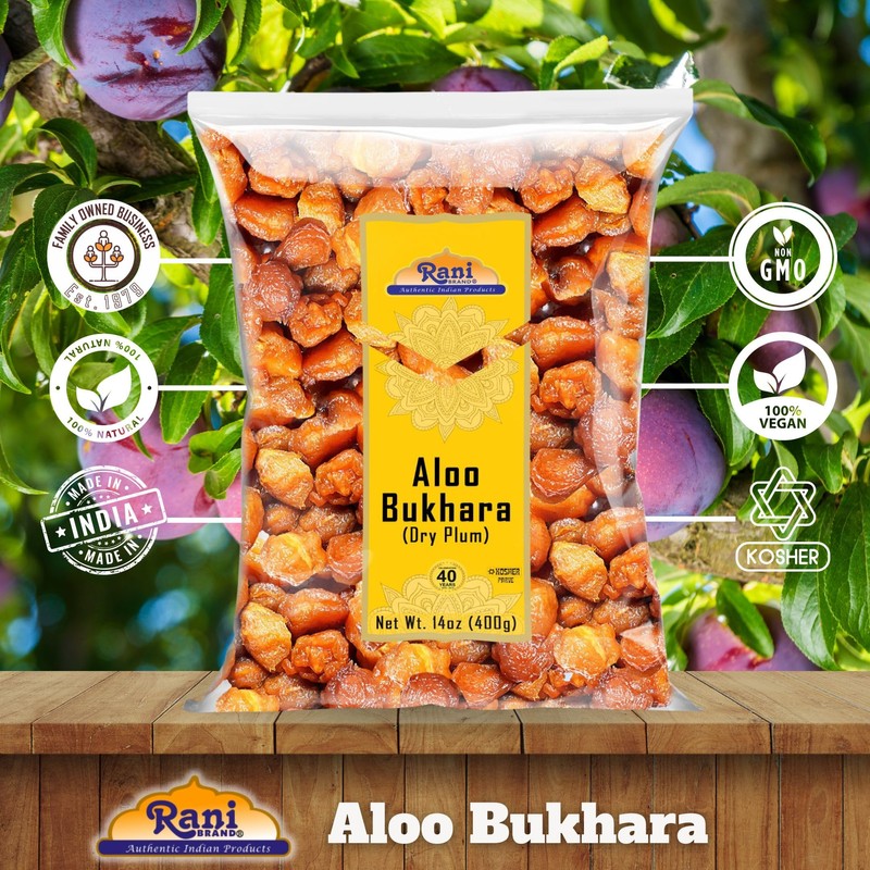 Rani Aloo Bukhara (Dry Plum) 14oz (400g) ~ All Natural