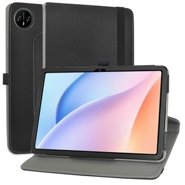 MAMA MOUTH Compatible with Doogee Tab A9 Case, 360° Rotating Stand Cover, Premium Protective Case with Stand Function for Doogee Tab A9 10 Inch Tablet, Black