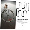 SHINEOFI 6pcs Metal Skateboard Wall Hooks Multi Functional Storage for