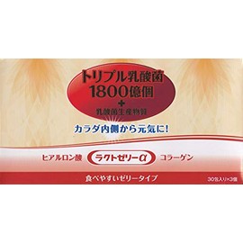 Lacto Jelly α (0.5 oz (15 g) x 30 Packets, Set of 3