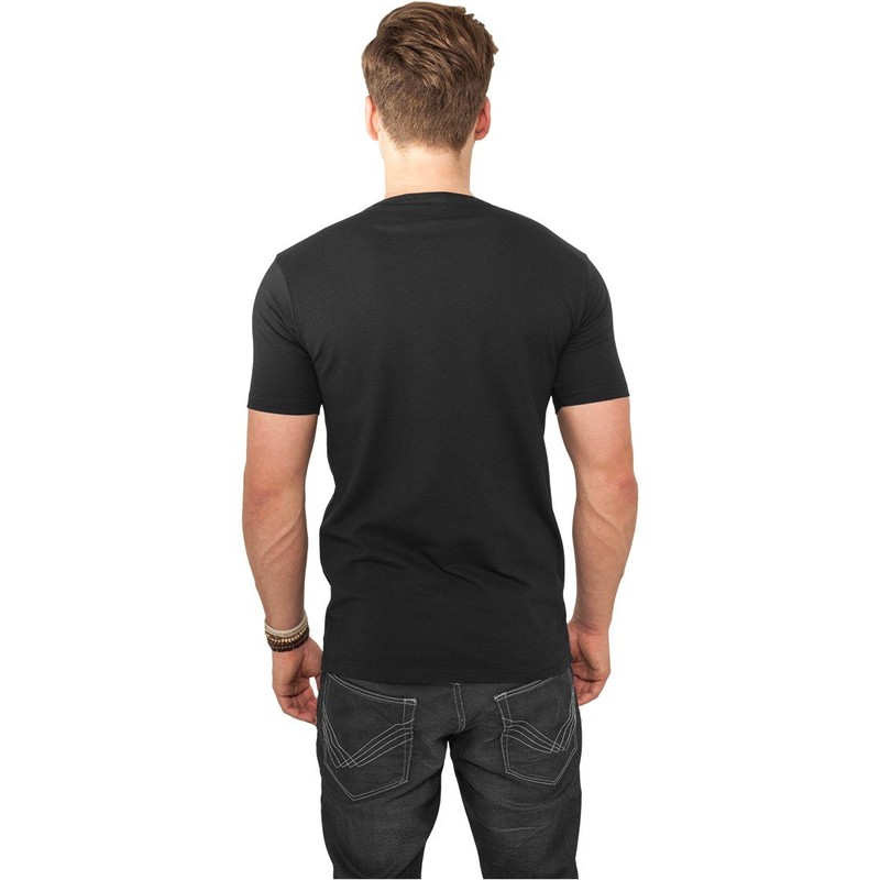 Urban Classic Men's Fitted Stretch Tee T-Shirt, Schwarz (Black 7),