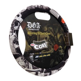 Bell Automotive 22-1-97478-9 David Gonzales Art Rose Hyperflex Core Steering Wheel Cover, Soft Foam, Flexible, Easy to Install