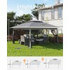 Garveelife Pop Up Gazebo 12x12，Canopy Tent with Mosquito Netting, One