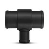 Hconcet Upper Lower Radiator Coolant Hose Tee Compatible with 2010-2013