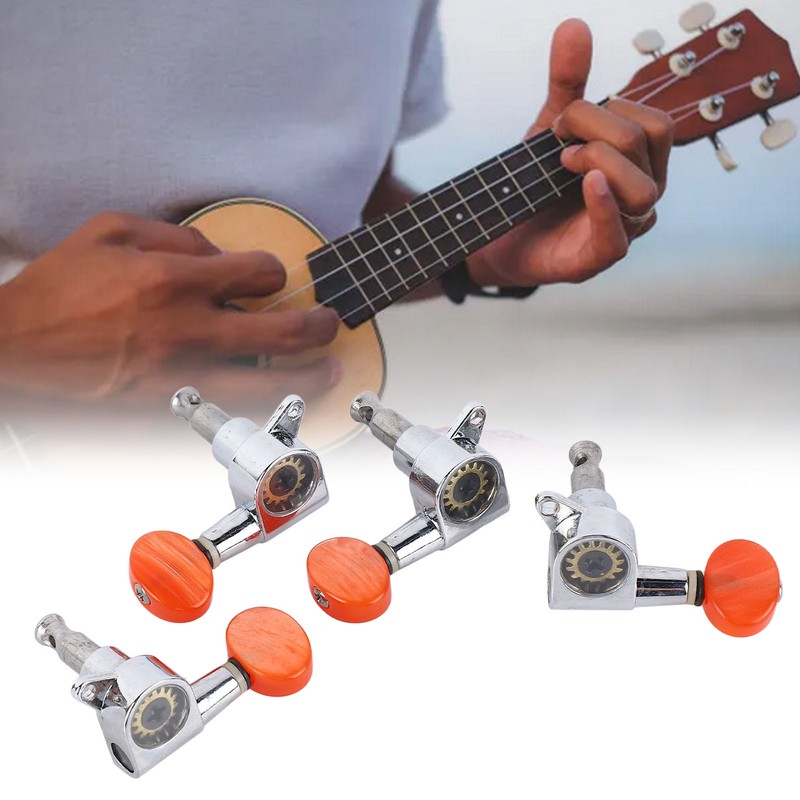Ukulele Tuning Pegs Sealed Gear 2 Left 2 Right Ukulele