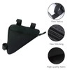 MUEEAD 1 Bicycle Triangle Bag with 1 Mountaineering Buckle, Waterproof