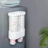 Belle Vous Wall-Mounted Double Tube Cup Dispenser - Pull Type