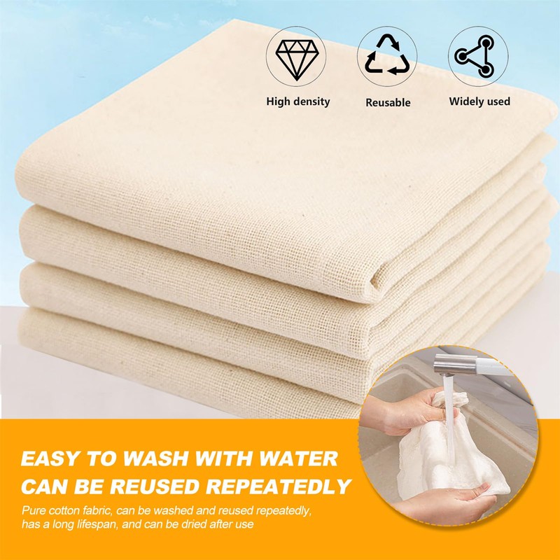 Cheese Cloth Strainer, 50 x 50 cm Cheese Cloths Cheesecloth