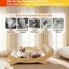 ERGTFVN 3-in-1 Cat Scratcher Bed for Indoor Cats Sisal Scratcher