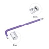 TOP-VIGOR 1Pcs 8mm Ball End Hex Key Wrench, L Shaped