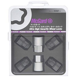 McGard MCG-34362SL MCG-34362SL Lock Nut M12X1.5 21H High Security Black MCG-34362SL