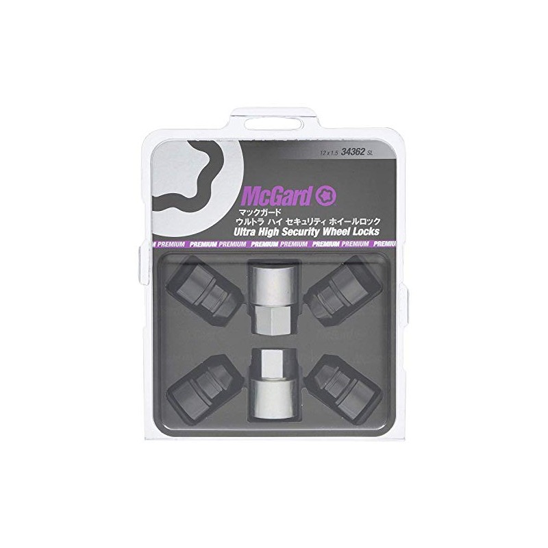 McGard MCG-34362SL MCG-34362SL Lock Nut M12X1.5 21H High Security Black
