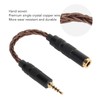 4.4mm Balanced Female to 2.5mm Male Earphone Cable, 5.5in Portable