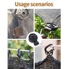 luvilly30 Pack Black Heavy Duty Shade Cloth Clips, Shade Cloth