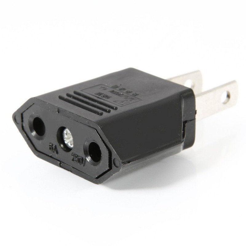 ANRANK E-U1009618AK EU Europe to US USA Travel Power Plug