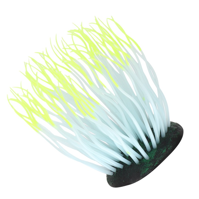 Aquarium Anemone Realistic Luminous Silicone Sea Anemone for Fish Tank