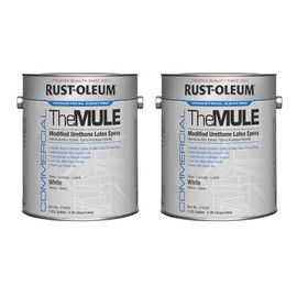 Rust-Oleum 375658-2PK The MULE Modified Urethane Latex Epoxy, Gallon, Gloss White, 2 Pack