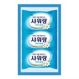 Mugunghwa 무궁화 샤워랑비누(화이트 프로랄)3입 미용 때비누 세안 알뜰 단단한 업소용 목욕탕 사우나 고급 Mugunghwa Shower and Bath Soap (White Floral) 3-Piece Beauty Soap Facial Cleansing Economical Strong Hotel Use Bath Sauna Luxury