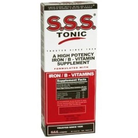 S.S.S. Tonic, Iron and Vitamin B Supplement, High Potency Vitamins, Bottle, 10 Fl Oz