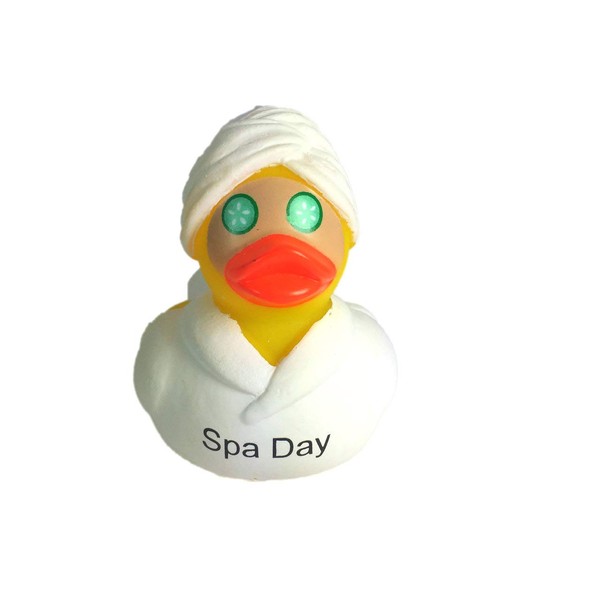 Spa Day Rubber Duck | Ducks in the Window