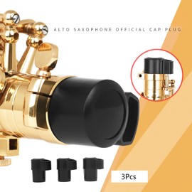 IWOMA Alto Sax End Plug Bent Neck Button B Flat Musical Instrument Sax End Plug Alto Saxophone Wind Instrument Parts End, As The Picture Shows
