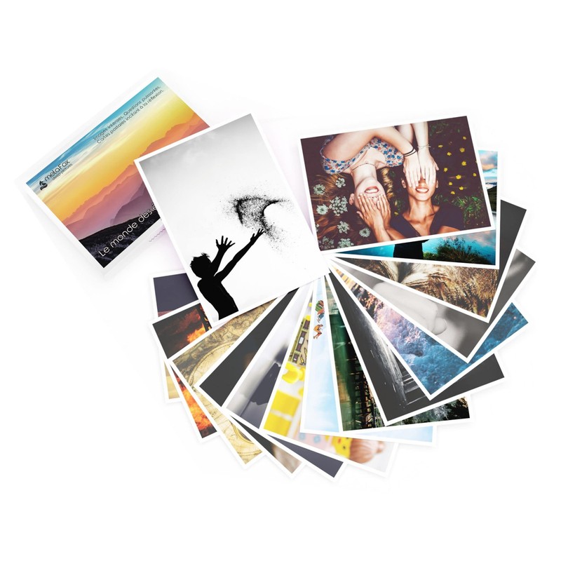 metaFox World of Emotions Postcards Pack - 52 Cards for