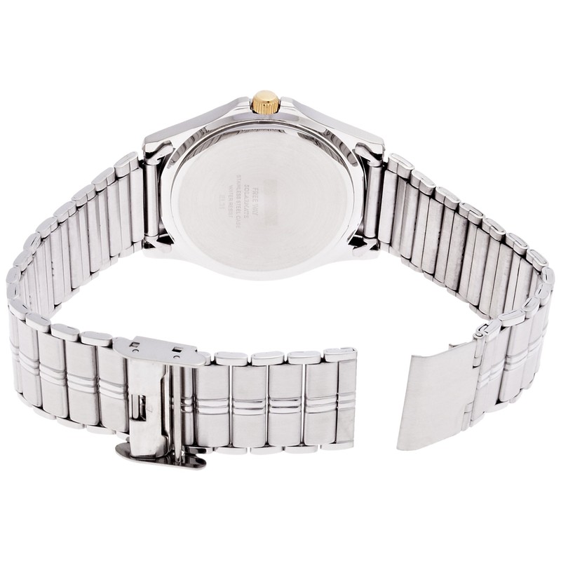 Cue & Cue AA93-4005 Analog Solar Freeway Waterproof Metal Band