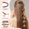 Ptwola 10 Pcs Hair Ties Bracelets Braided Stretch Boho Hair