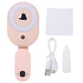 Dimmable Fill Light Soft Lamp Mini Humidifier for Phone Video Conference Live BroadcastPink