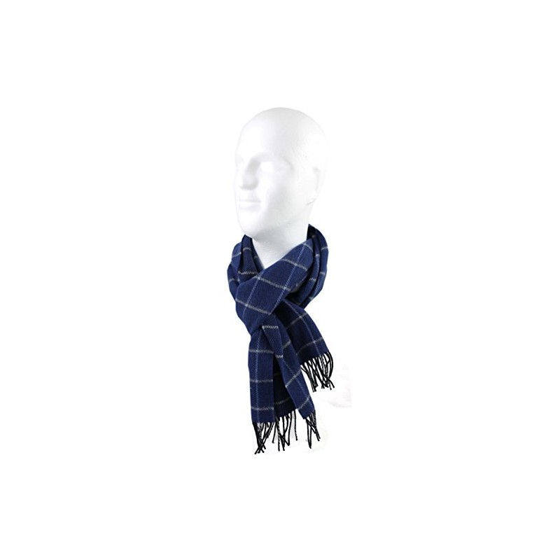 Rotfuchs Men's Winter Scarf Checked Fashionable Multiple Colours 100% Wool