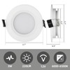 ULITECO RV Ceiling Recessed Light 12V, LED RV Puck Light,