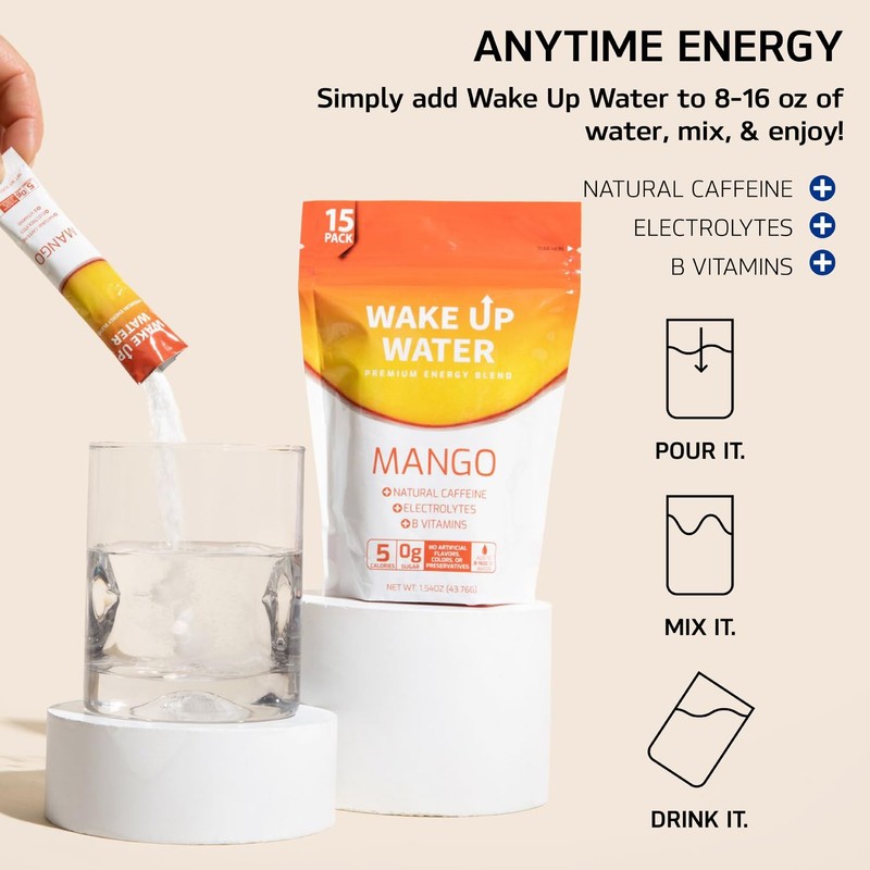 Wake Up Water - Energy + Hydration Sugar Free 15