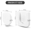 DabbOo Pack of 4 Magnetic Wall Mounts for Remote Control