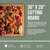 Massive Extra Large Cutting Board for Kitchen 30 X 20