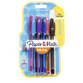 Paper Mate"InkJoy 100" Assorted Ball Pen (Pack of 8)
