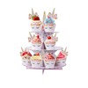 MengH-SHOP Cupcake Toppers Eyelash Cupcake Wrappers Unicorn Cupcake Wraps Liner