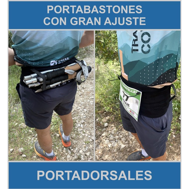 LOBISPEQ® Compression Running Belt + Back Support + Stick Holder
