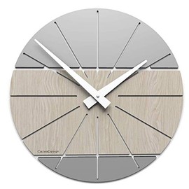 CalleaDesign Benja CUB 35 cm Wall Clock Oak Breeze