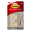 Command Small Metallic Hooks, Brass Color, 4 Hooks 5 Strips