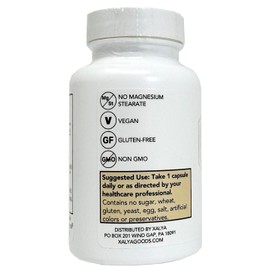 Xalya Longvida Curcumin 500 mg 60 Capsules - High Bioavailability Curcumin Supplement Non-GMO, Vegan & Gluten Free - 60 Servings