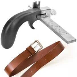 Leather Strap Cutter Set leather strap cutter Leather Band Strap Belt Cutter for Leather Working Handmade Leather Hand Cutting Tool with Aluminium Handle for Leather Craft Wire Cutters