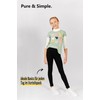 ORIGINAL BASICS Girls' Cotton Leggings, Pack of 1-3 - 3