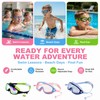 Cosblisvia 3 Pack kids swimming goggles, Wide goggles kids 6-14