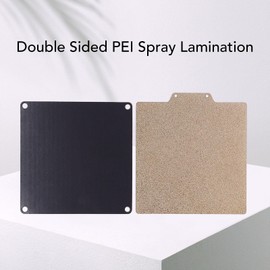 3D Printer Build Bed 3D Printer Build Plate 120 x 120 mm Dual Side Pei Soft Magnet 3D Printer Bed for EasyThreed K7 K9, 3D Printer Accessories