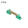 MECCANIXITY Terminal Ground Bar Screw Block Barrier Brass 6 Positions