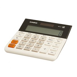 Casio MH12-WES Wide 12 Digit Calculator - White