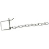 1/4 Inch Safety Pin with 8 Inch Chain