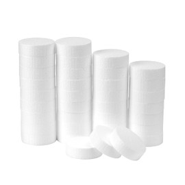 Crafare 3 Inch Foam Circles for Crafts 12 Pack 1 Inch Thick Round Polystyrene Discs for Modeling Sculpting School DIY Projects